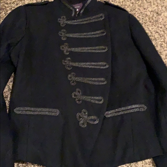 Forever 21 blue military jacket medium - Picture 2 of 3